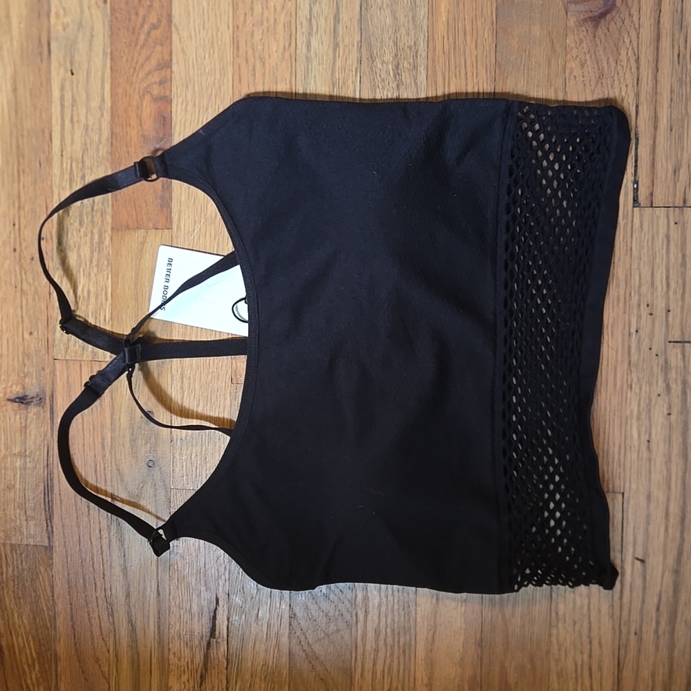 Better Bodies Black Bronx Seamless Bra Sz S NWT
